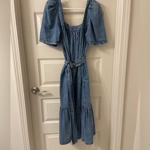 Stella Pardo X Anthropology sustainable midi dress